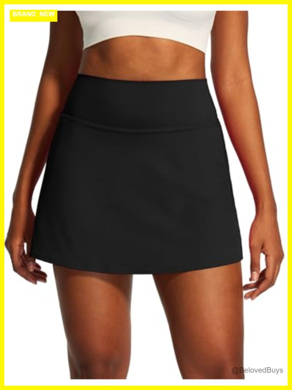 IUGA Women's Tennis Skirt High Waisted Built-in Shorts Athletic Skort